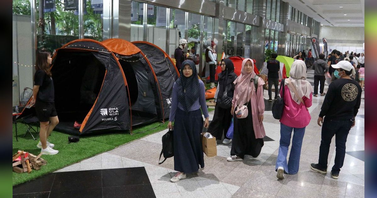 FOTO: Berburu Perlengkapan Outdoor di Indofest 2024