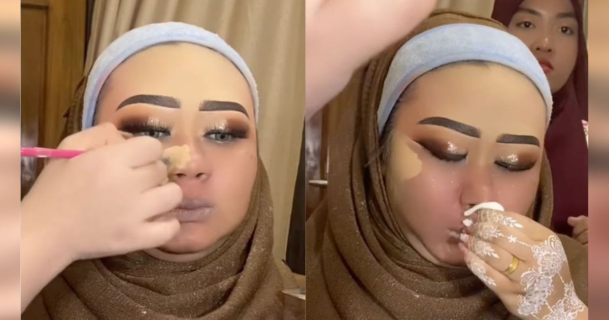 MUA Terpaksa Hapus Riasannya Saat Pengantin Tak Berhenti Menangis, Endingnya Bikin Salut