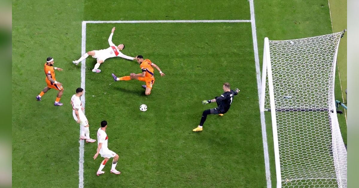 FOTO: Sengit! Gol Bunuh Diri Turki Antar Belanda Melaju ke Semifinal Euro 2024