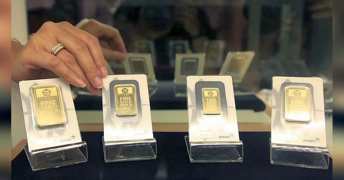 Harga Emas Antam Senin Pagi, Naik Jadi Rp1,396 Juta Per Gram