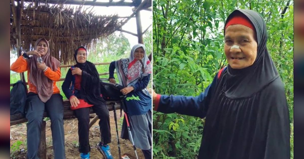 Pria Ini Bertemu Nenek 75 Tahun saat Mendaki, Bagikan Tips Tetap Kuat Naik Gunung di Usia Senja