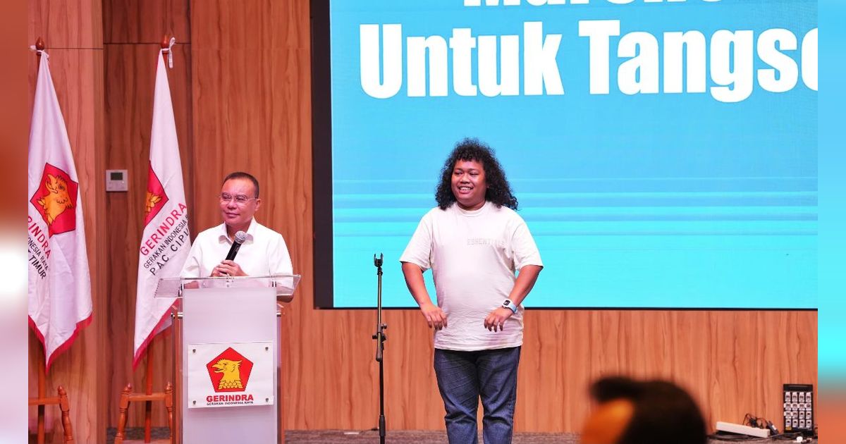 Gerindra Duetkan Ahmad Riza dan Marshel Widianto di Pilwalkot Tangsel