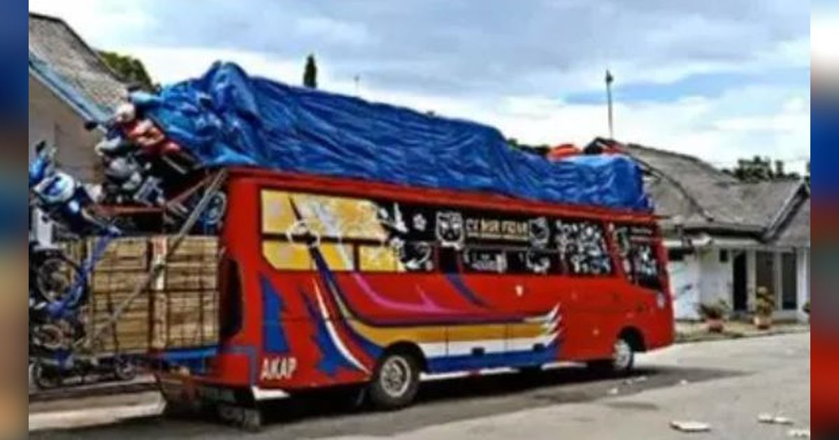 9 Potret Bus Bawa Barang Melebihi Truk, Sukses Bikin Ngeri dan Bingung!