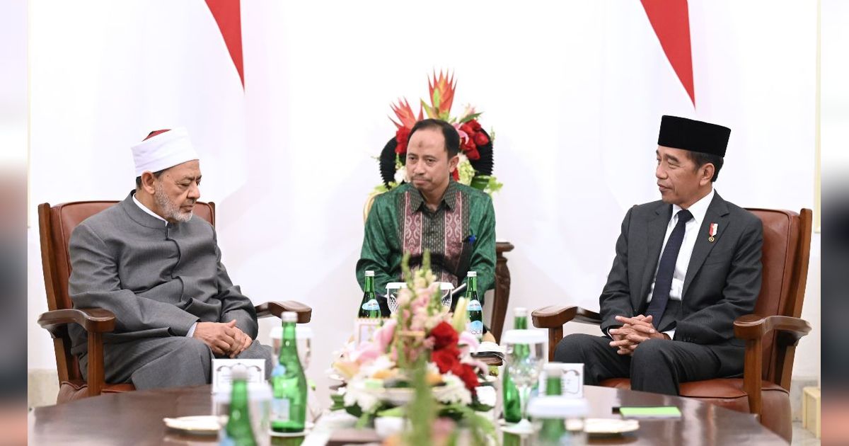 Jokowi dan Grand Syekh Al Azhar Kompak Dorong Gencatan Senjata Permanen di Gaza