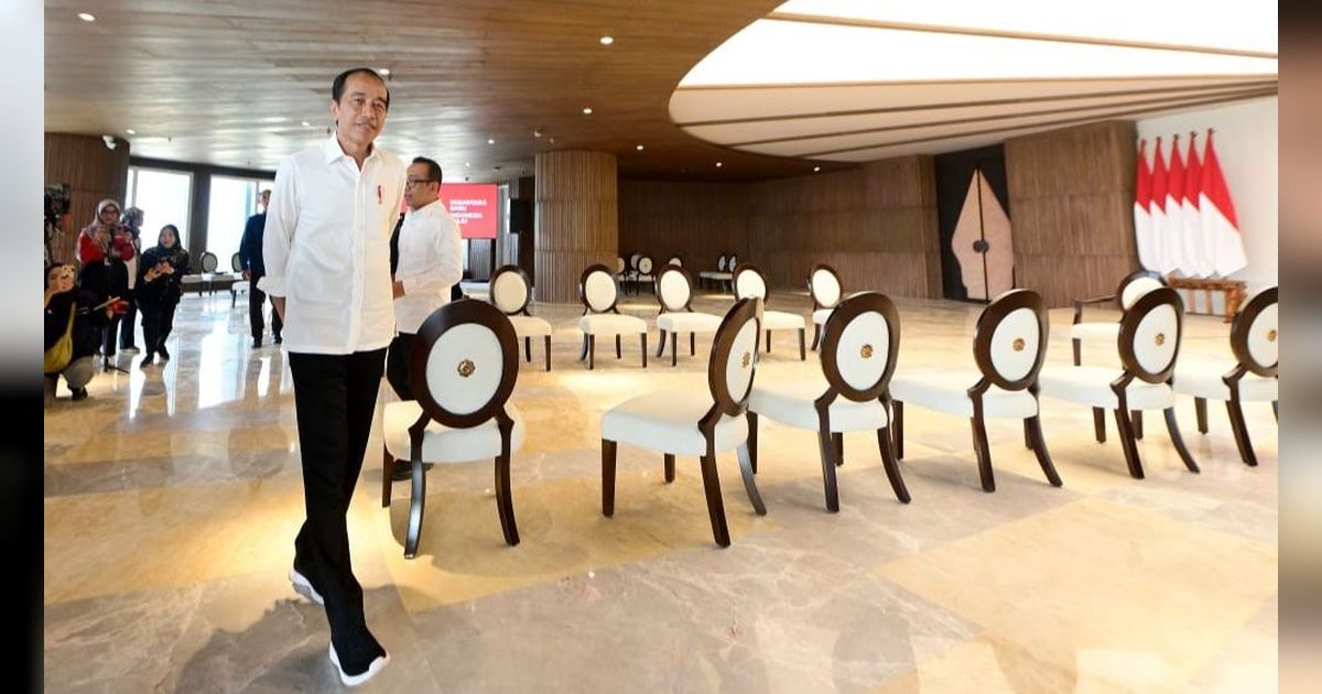 Jokowi soal Sidang Kabinet di IKN: Tunggu AC, Kursi, dan Furnitur Komplet