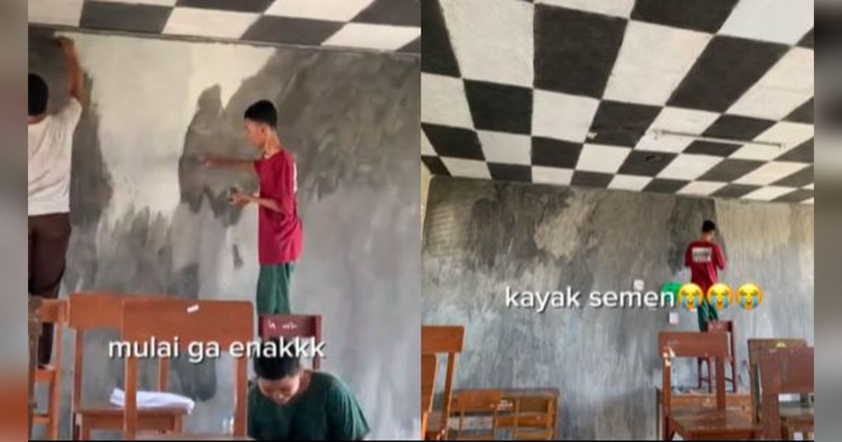 Niat Bikin Kelas Estetik, Siswa Semangat Mengecat Kelas Hasilnya Tak Sesuai Ekspektasi