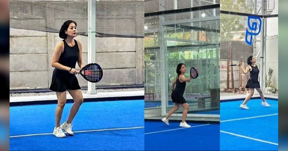 Potret Lulu Tobing yang Kini Getol Latihan Padel, Cantik Paripurna Buat Terpana