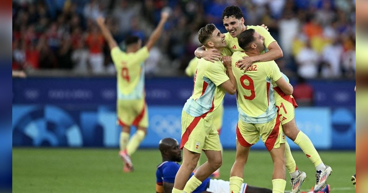 FOTO: Drama 8 Gol! Spanyol Gilas Prancis dan Raih Medali Emas Olimpiade 2024