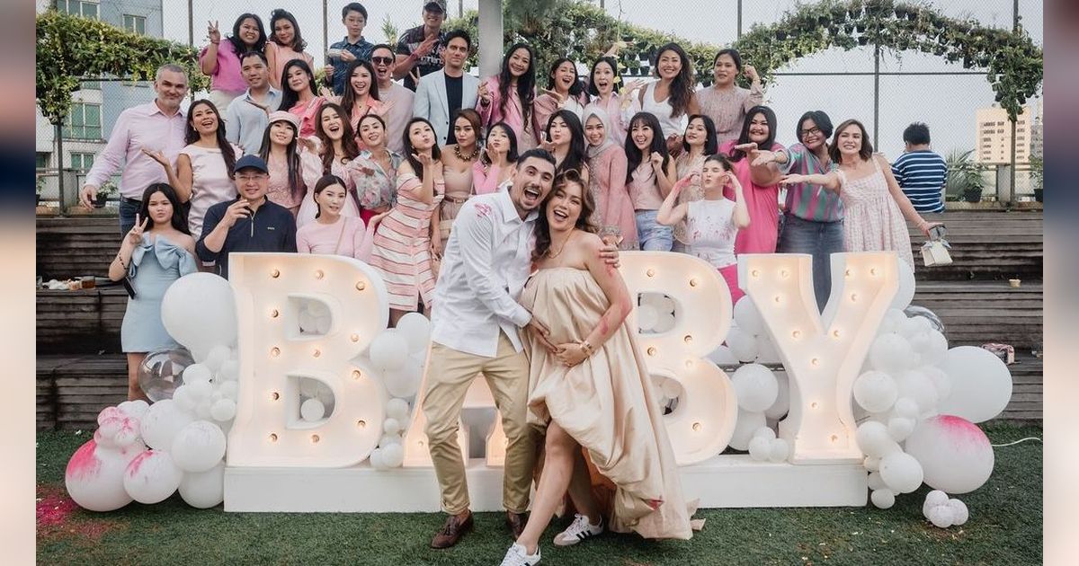 8 Gaya Artis di Pesta Gender Reveal Jessica Iskandar, Wajah Baru Sarwendah Jadi Sorotan