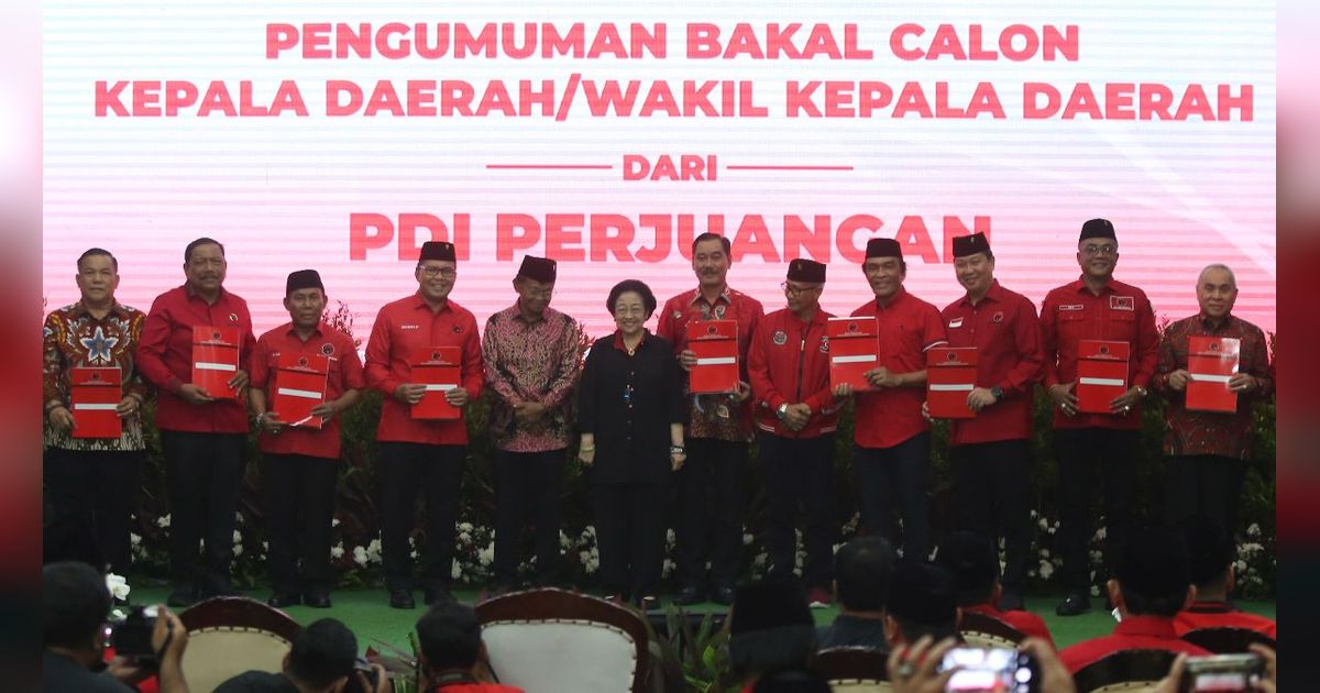 FOTO: Takut PDIP Diambil Alih, Megawati Pilih Jadi Ketum Lagi