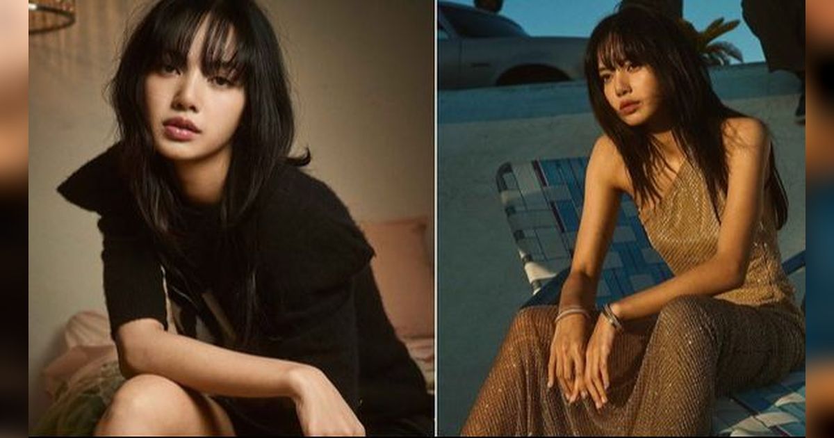 Pakai Dress Transparan, Berikut Ini 8 Potret Cantik Lisa BLACKPINK di Cover Majalah ELLE USA