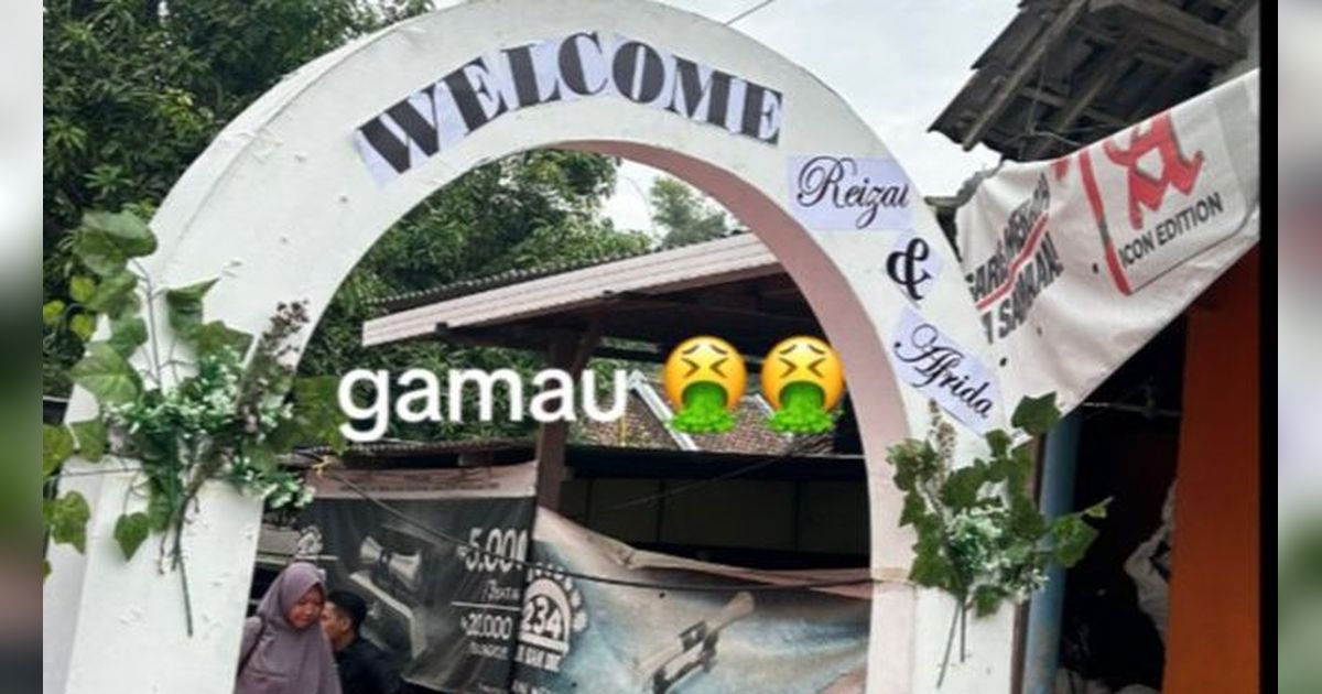 Wanita Curhat Kecewa dengan Dekorasi Pernikahannya, Netizen: Bagusan Gapura 17 Agustus-an