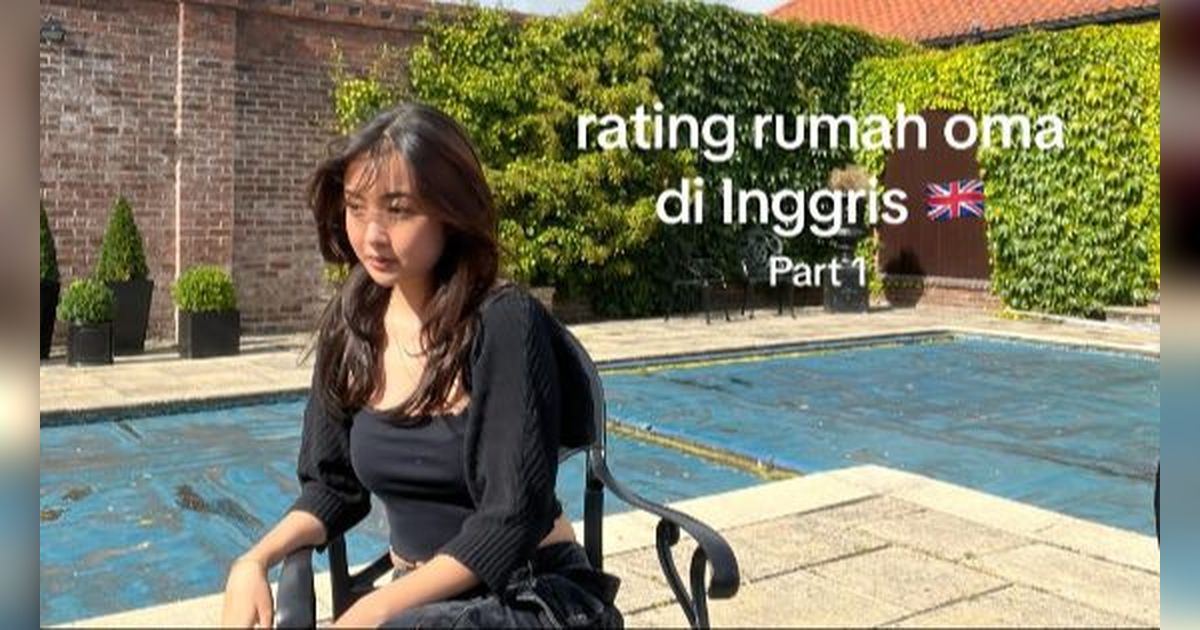 Cewek Indonesia Review Rumah Neneknya di Inggris, Dilengkapi Helipad dan Jarak Pintu Rumah ke Gerbang Depan Bisa Buat Jogging