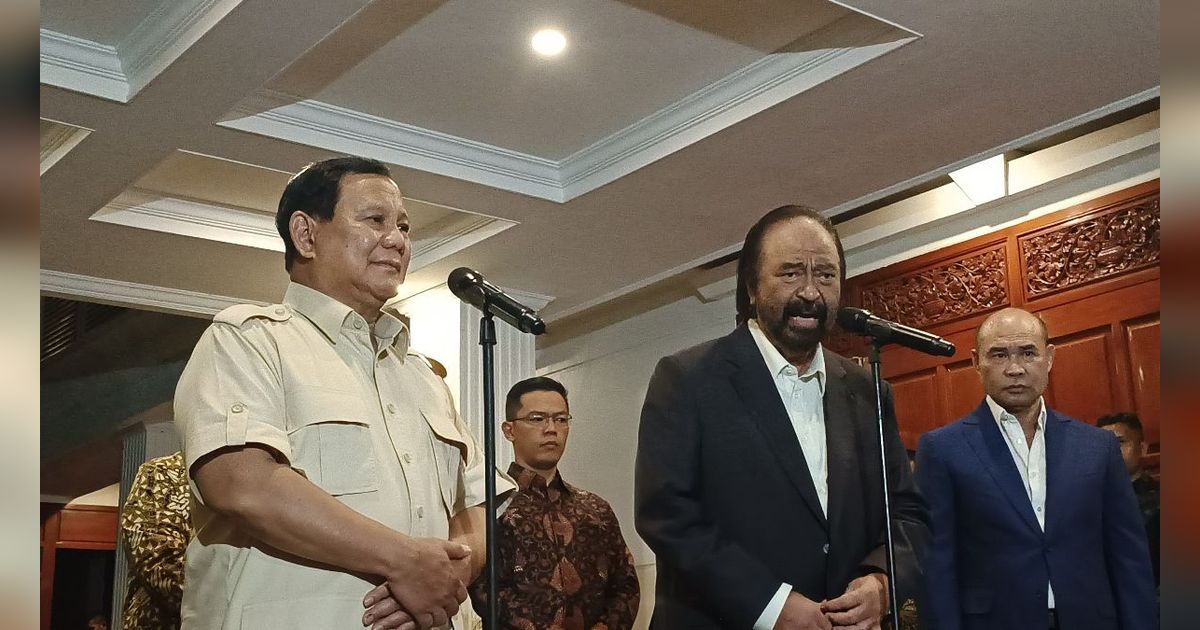 NasDem Gabung Prabowo di KIM, Surya Paloh Batal Usung Anies Maju Pilkada Jakarta