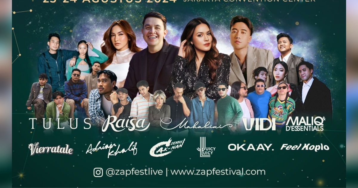 Anniversary ke-15, ZAP Gelar Festival Musik Eksklusif Terbesar di Indonesia Secara Gratis