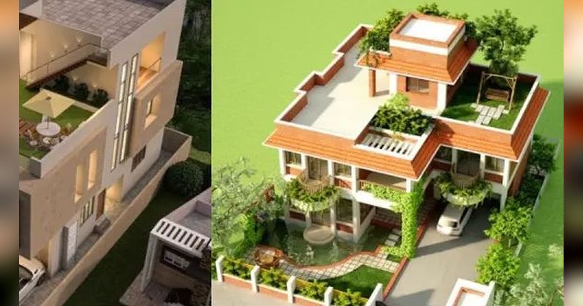 5 Desain Rumah 2 Lantai dengan Rooftop Estetik, Bikin Kumpul Keluarga Makin Hangat