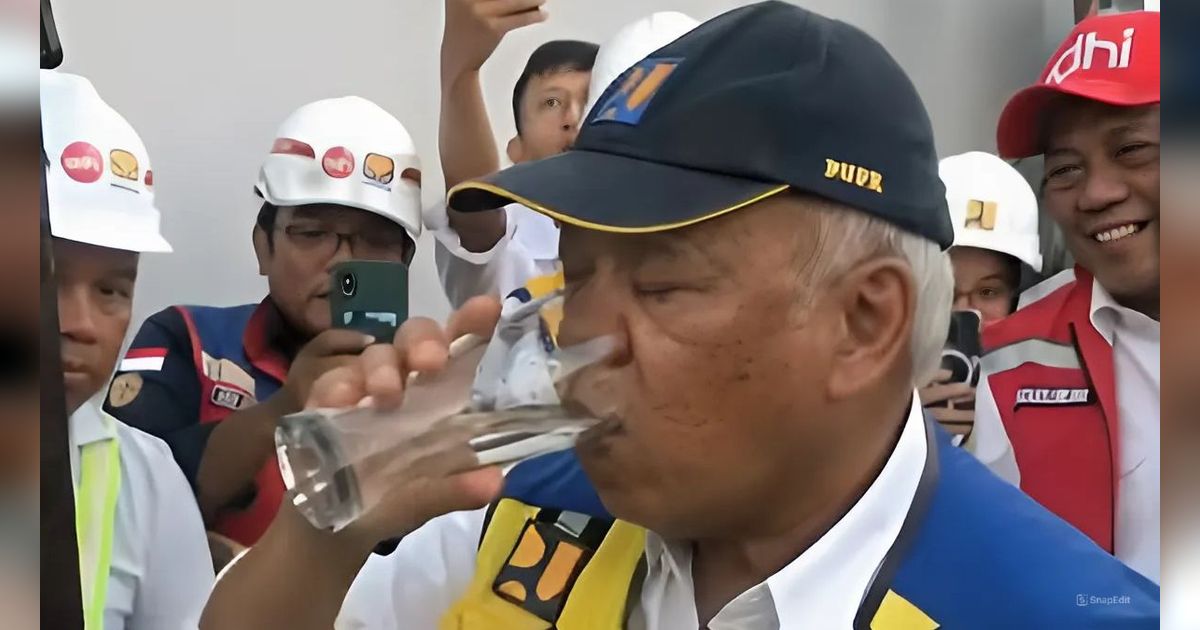 Jokowi Pamer Air Keran di IKN Aman Diminum, Menteri PUPR Basuki Buktikan Langsung