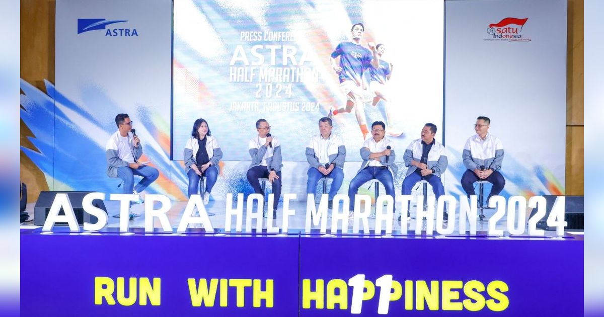 Run With Happiness, Astra Half Marathon 2024 Kampanyekan Pola Hidup Sehat Hingga Peduli Lingkungan