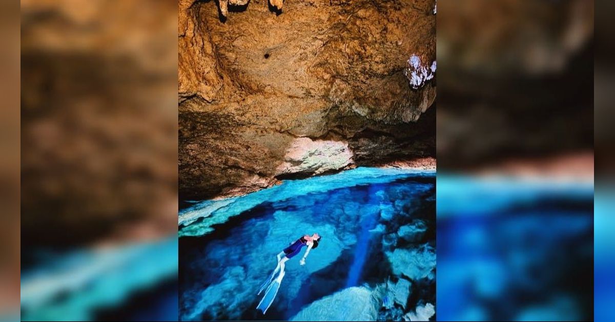 10 Momen Menantang Prilly Latuconsina Freedive di Gua, Ternyata Pemandangannya Indah Banget