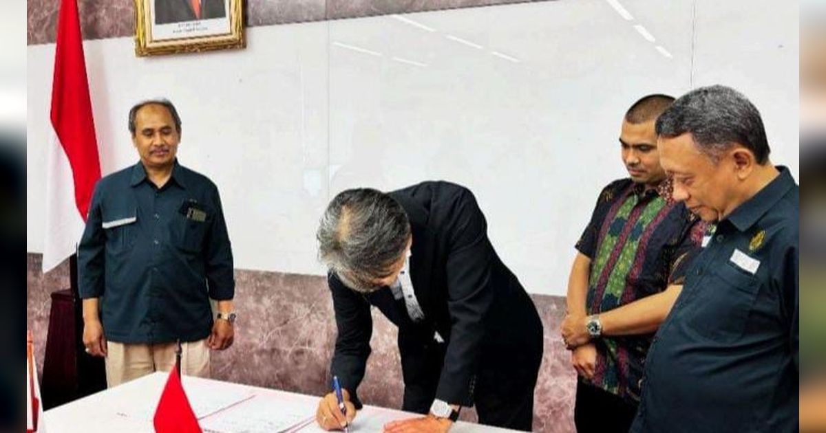 PPSDM Geominerba Gelar Penandatanganan Implementation Plan Antara Indonesia dan Jepang