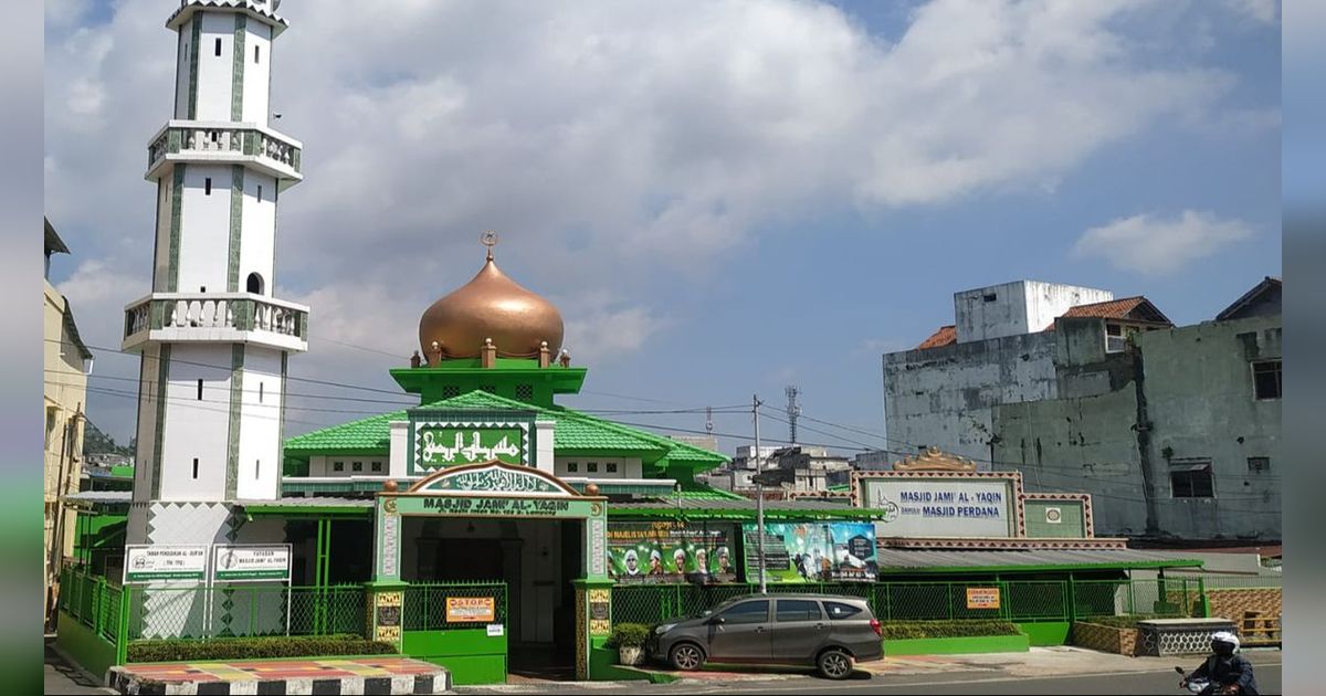 Mengunjungi Masjid Jami Al Yaqin Bandar Lampung, Dulu Melawan Belanda dengan Pengajian