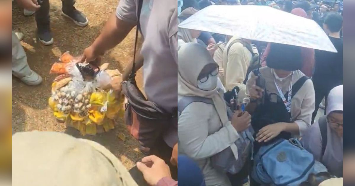 Penjual Asongan Gratiskan Dagangannya di Aksi Kawal Putusan MK, Massa Demo: `Rispek`