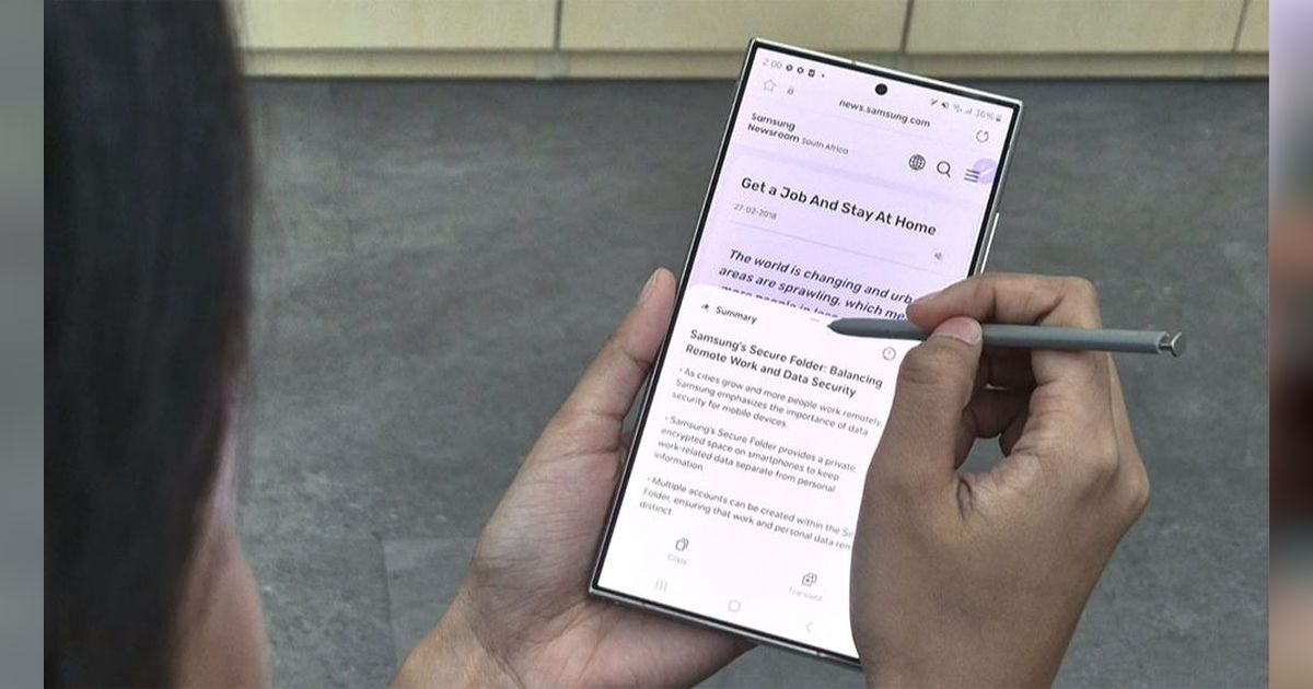 Pakai Fitur Browsing Assist di Galaxy AI, Kreator Bisa Cari Ide Konten Tak Terbatas