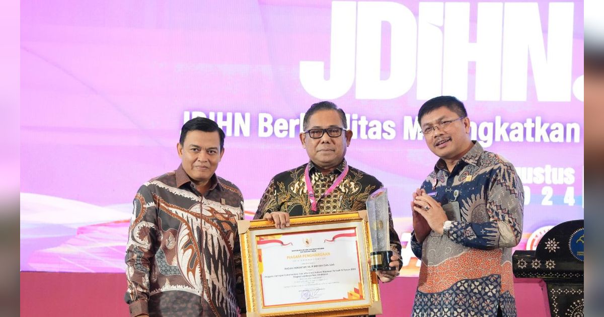 Tuai Prestasi, BPH Migas Sabet Penghargaan Terbaik III Anggota Jaringan Dokumentasi dan Informasi Hukum Nasional 2024