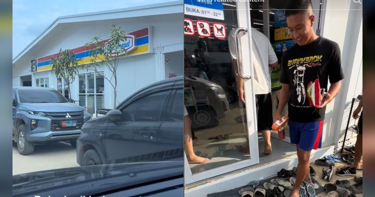 Viral Penampakan Minimarket Satu-satunya di IKN, yang Masuk Wajib Lepas Alas Kaki