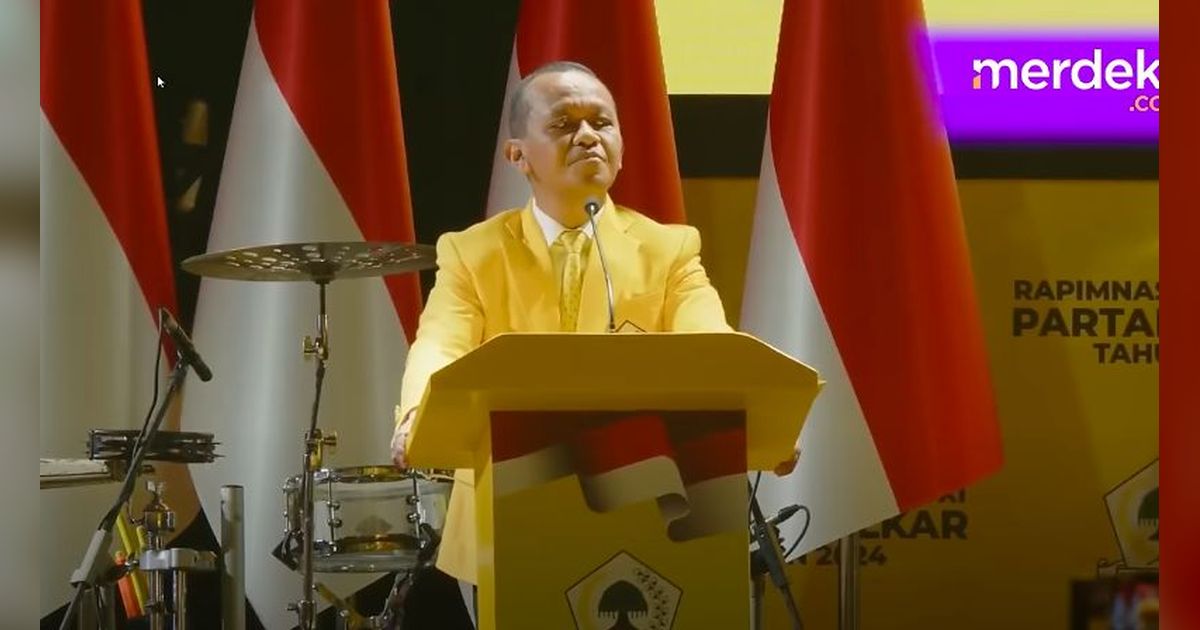 Bahlil Daftar Calon Ketum Golkar, Pede Menang Tegaskan Bukan Pemberian