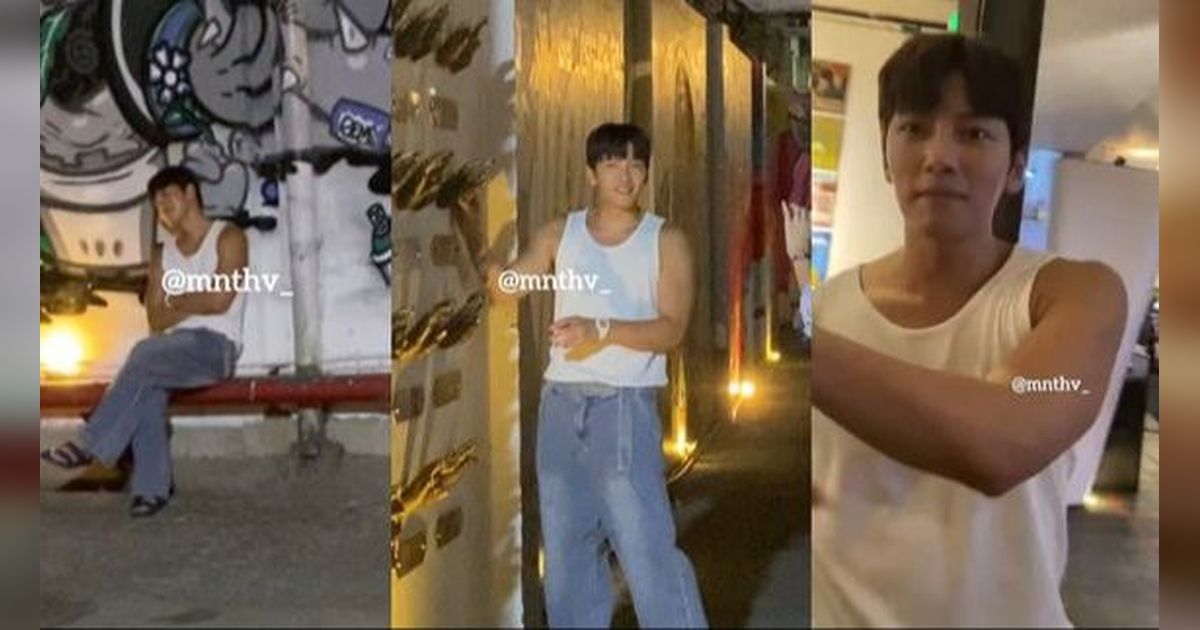 Melokal Abis! Potret Ji Chang Wook Jalan-jalan Pakai Kutang di Blok M - Gayanya Sederhana tapi Vibesnya Badai Abis