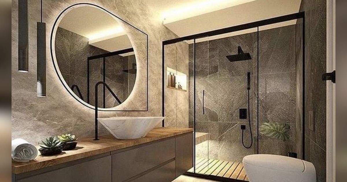 5 Desain Kamar Mandi Sederhana, Tetap Kece Meski Simple