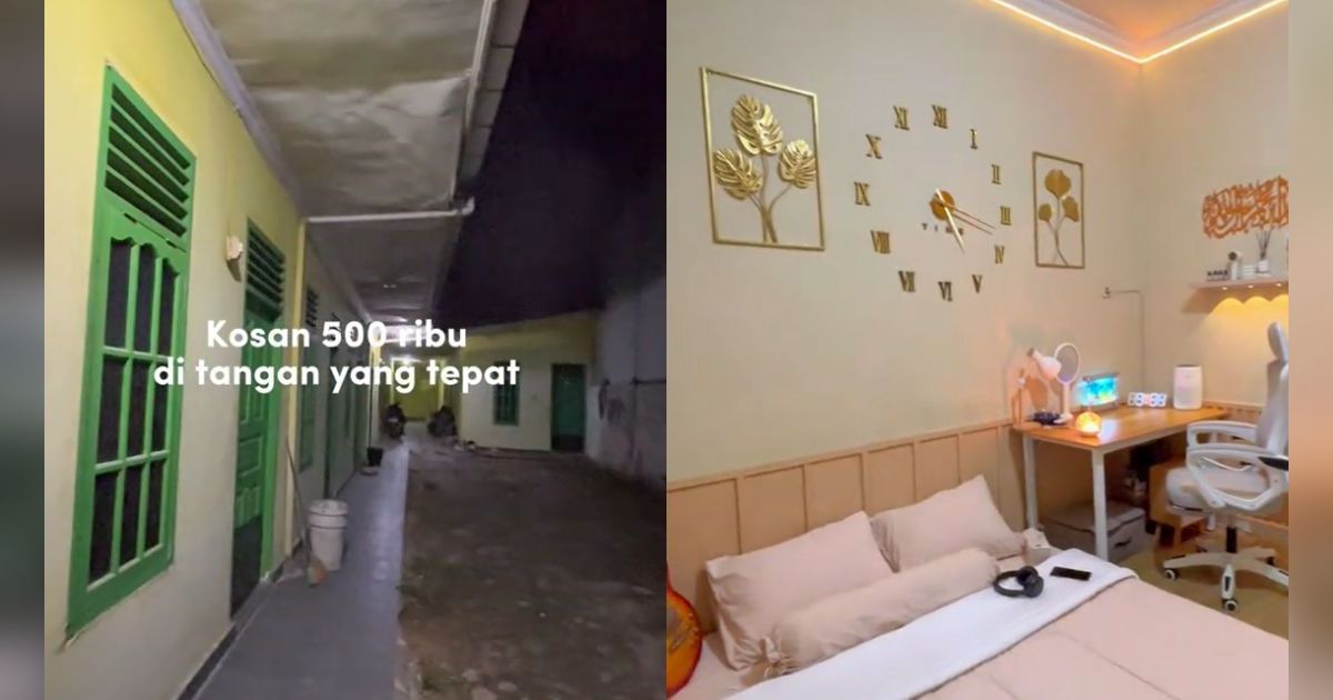 Dari Luar Tampak Kumuh, Begini Transformasi Kosan Rp500 Ribu di Tangan yang Tepat, Estetik Mirip Kamar di Drakor