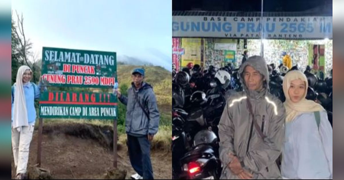 Bukan Teman Apalagi Pacar, Gadis Ini Mendaki ke Puncak Gunung Ditemani Sang Ayah