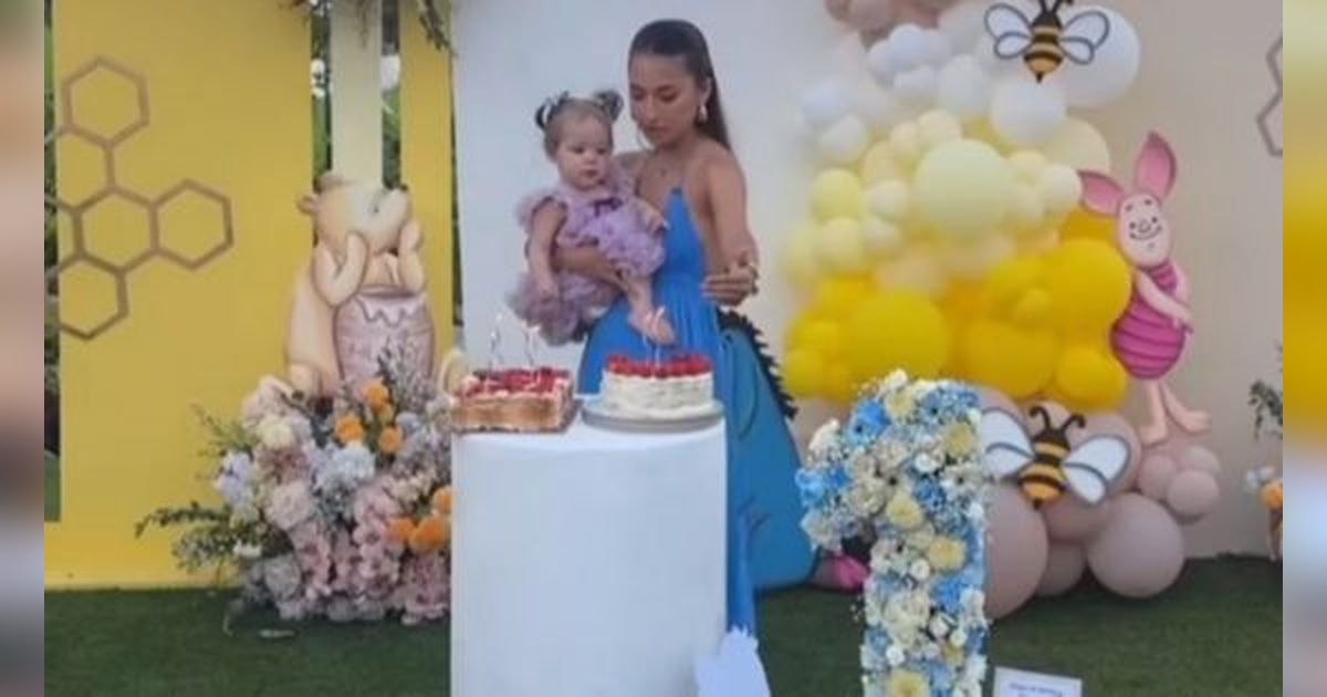 Digelar di Outdoor, 10 Foto Pesta Ulang Tahun Pertama Kamari Anak Jennifer Coppen