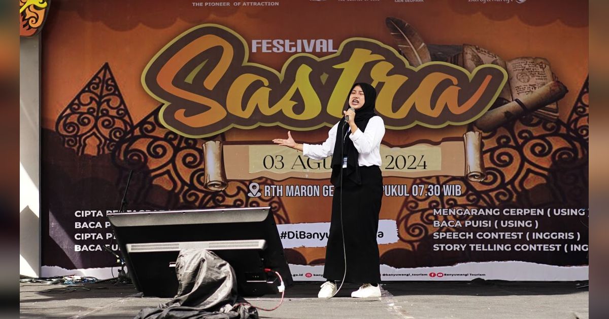 Hidupkan Sastra Daerah, Banyuwangi Gelar Festival Sastra Pelajar