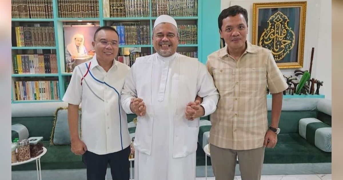 Elite Gerindra Bertemu Rizieq Saling Genggam Tangan: Silaturahmi Kebangsaan