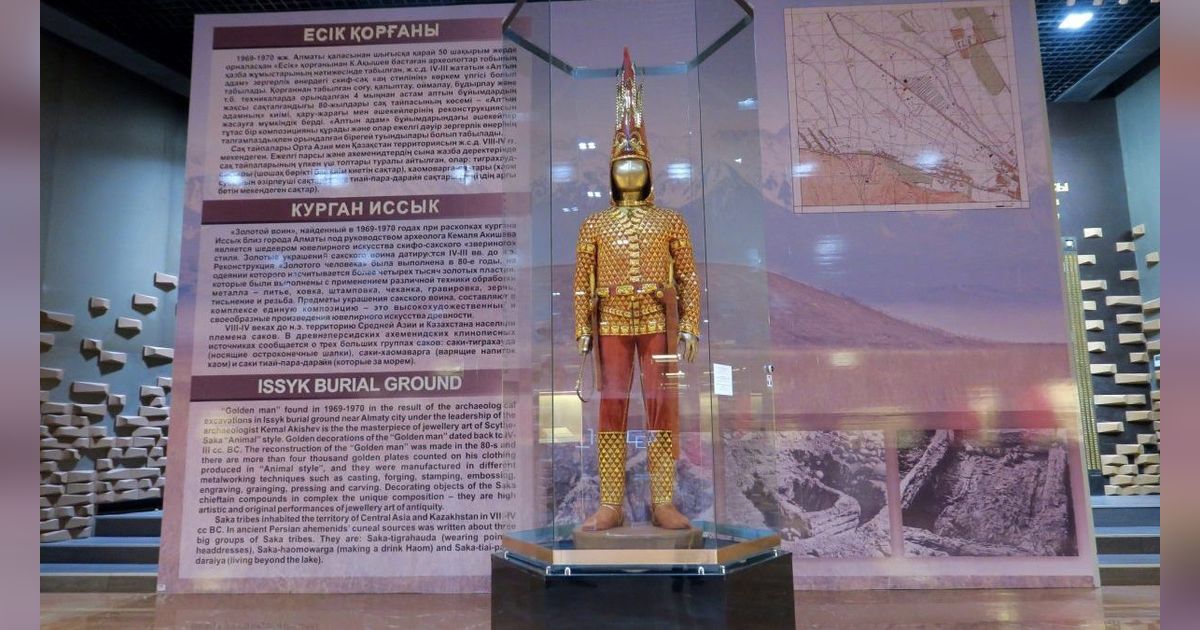 Misteri Sosok 'Manusia Emas' yang Dijuluki Firaun Tutankhamun dari Kazakhstan, Dikubur dengan 4.000 Ornamen Emas