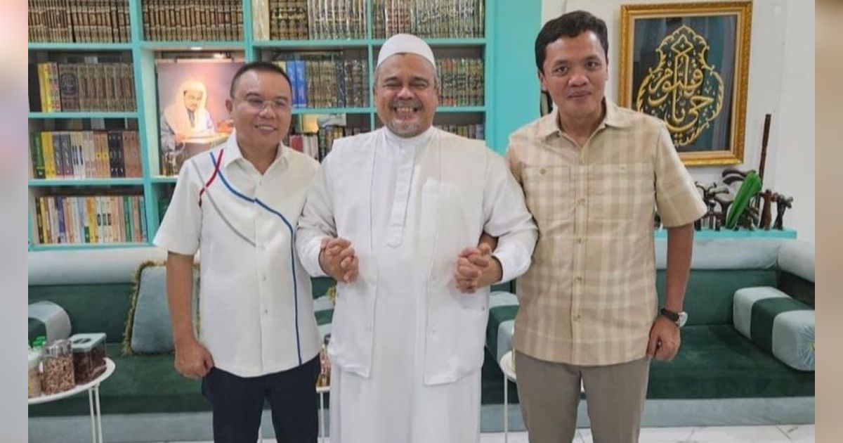 Habib Rizieq Disambangi Dua Elite Gerindra, Ini Kata FPI