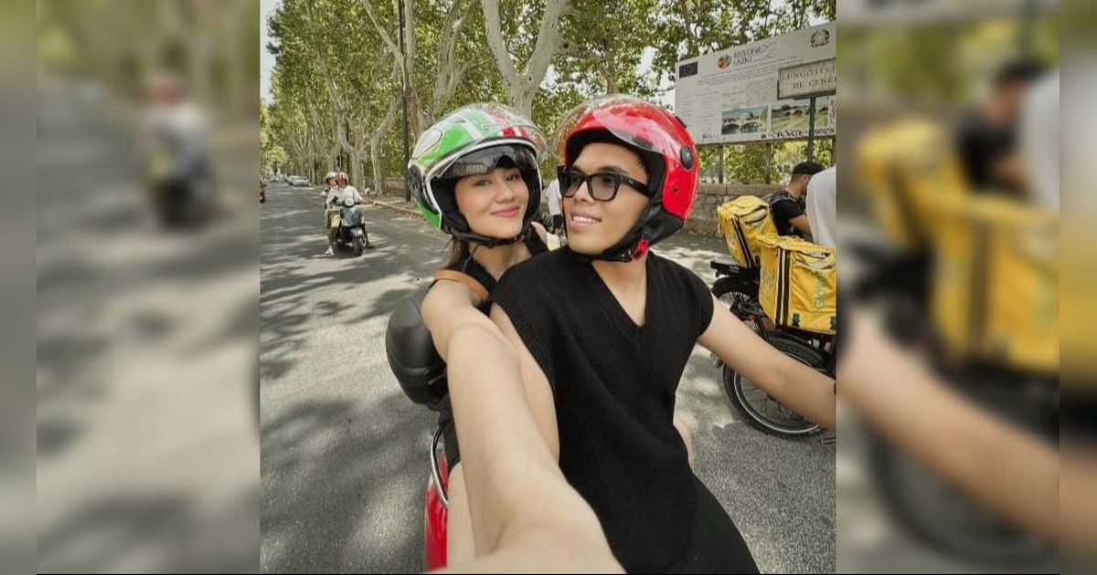 10 Potret Aaliyah Massaid dan Thariq Halilintar saat Honeymoon di Italia, Jalan-jalan Naik Vespa Romantis Banget!