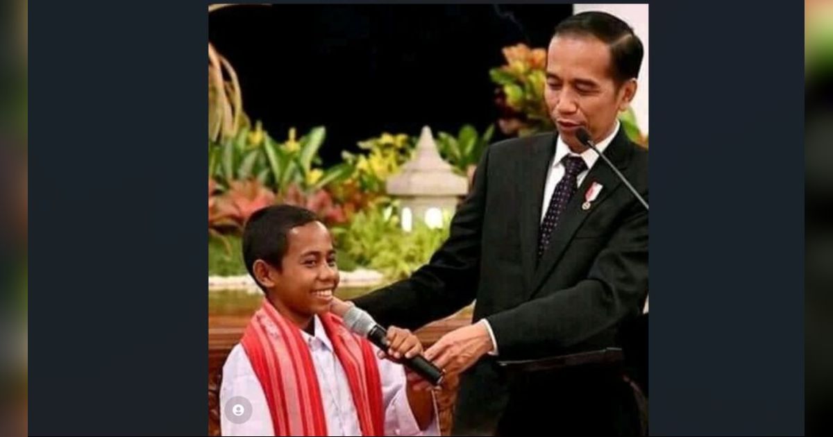 Ini Momen Jokowi Jamin Joni Kala 'Langsung Diterima' jadi TNI Usai Viral Panjat Tiang Bendera 2018 Lalu