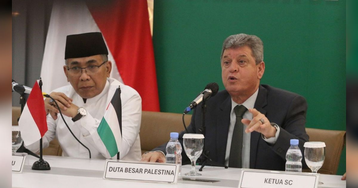 FOTO: Blak-Blakan Dubes Palestina Bicara Situasi Gaza di PBNU Sebut 39.550 Warga Gaza Tewas