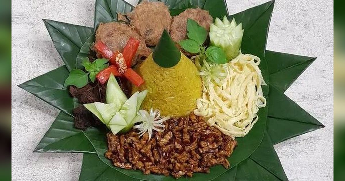 4 Resep Nasi Tumpeng untuk Perayaan HUT Ke-79 RI, Lengkap Beserta Tumpeng Merah Putih