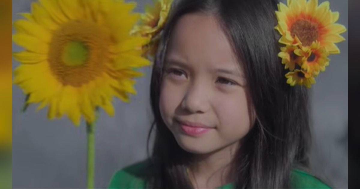 8 Potret Gempita Anak Gading Marten dan Gisella jadi Model Video Lagu Gala Bunga Matahari