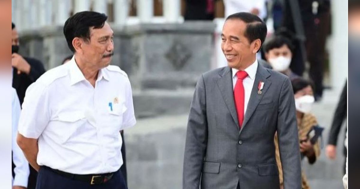 Salam Perpisahan Luhut ke Jokowi: Bapak Akan Menjadi Kenangan yang Hebat