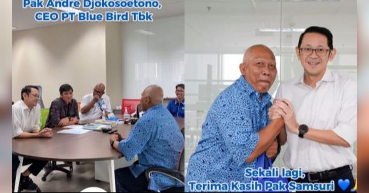 Aksi Heroiknya Viral, Samsuri Sopir Taksi yang Bantu Teman Sakit di Jalan Diapresiasi dari Dirut Bluebird