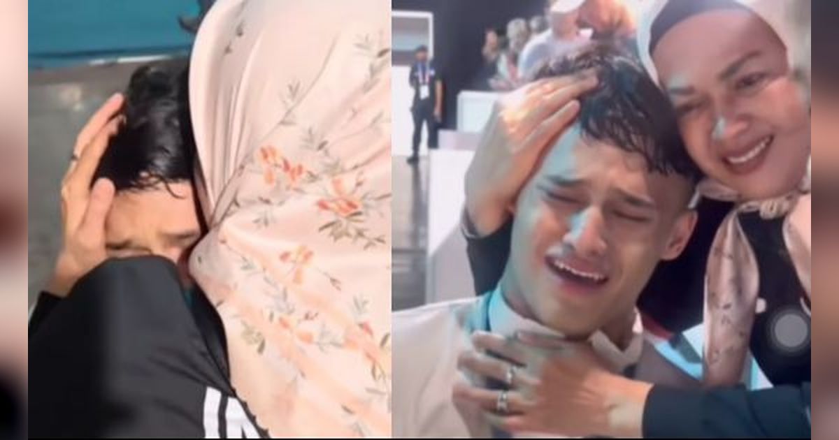 Momen Haru Rizki Juniansyah Peraih Emas di Olimpiade Paris Peluk Ibu Sambil Menangis
