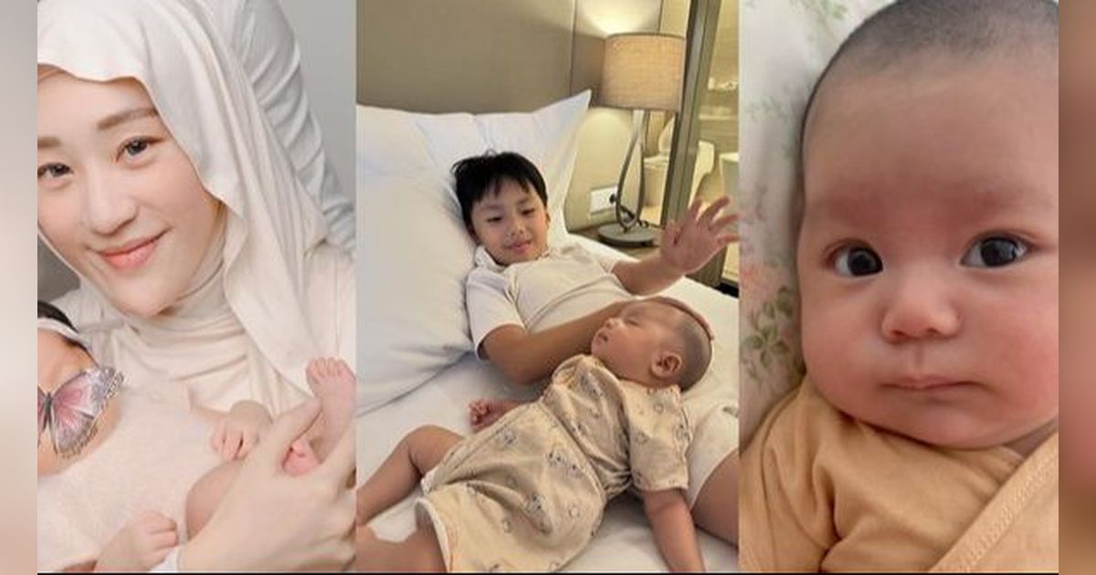 Potret Baby Alesha, Anak Larissa Chou, dengan Senyum Cantiknya