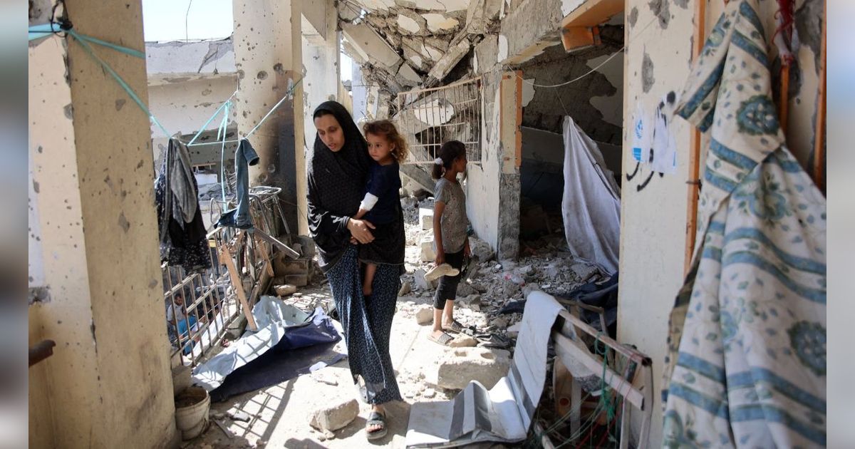 FOTO: Lagi, Serangan Israel Hantam Sekolah-Sekolah di Jalur Gaza hingga Tewaskan 18 Orang