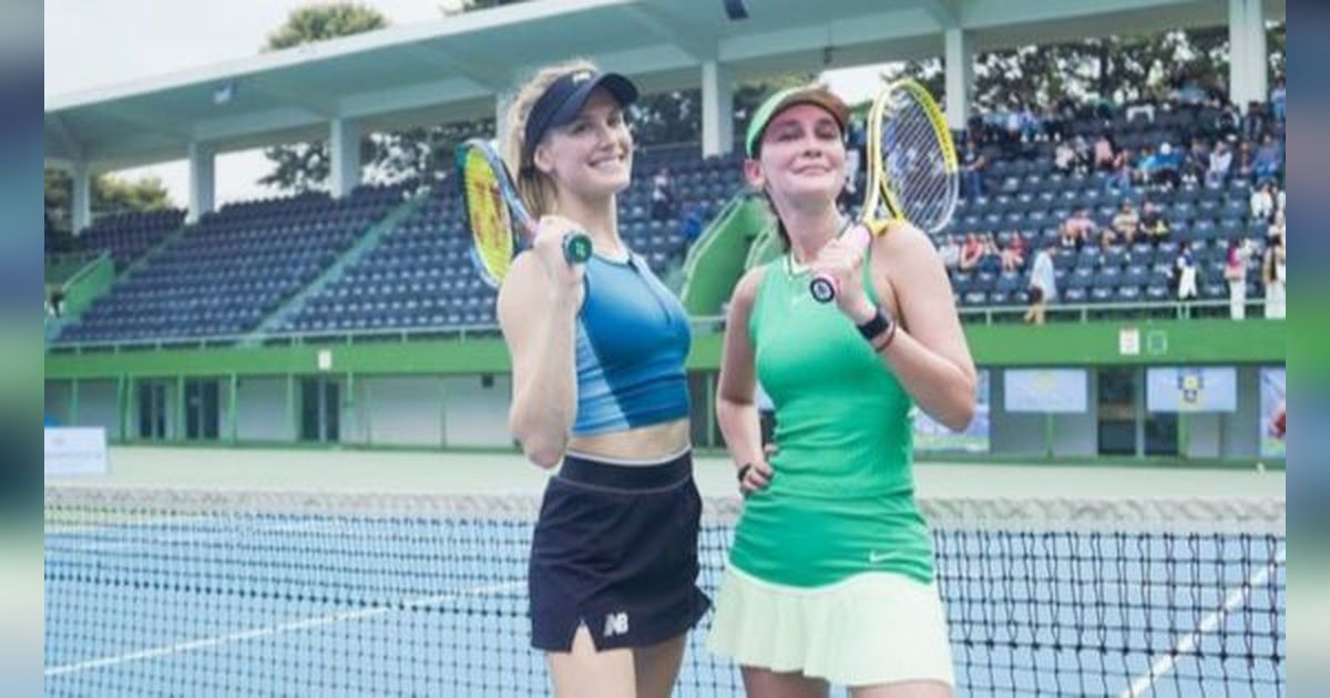 Mengaku Pemula Ternyata Suhu, 8 Foto Luna Maya Saat Kalahkan Petenis Dunia Eugenie Bouchard